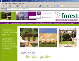 Forest Garden website screenshot