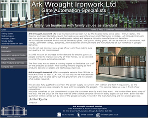 Ark Wrought Iron Works - Electric Gates